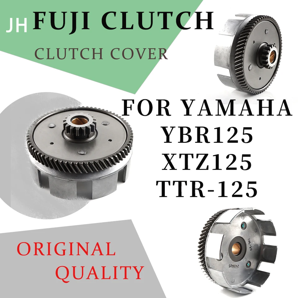 Motocykel Originálna kvalita Kvalita Vonkajšej spojkovej košíku Assy Motor Clutch Drum Cover pre Yamaha YBR125 YB 125 XTZ125 TTR-125