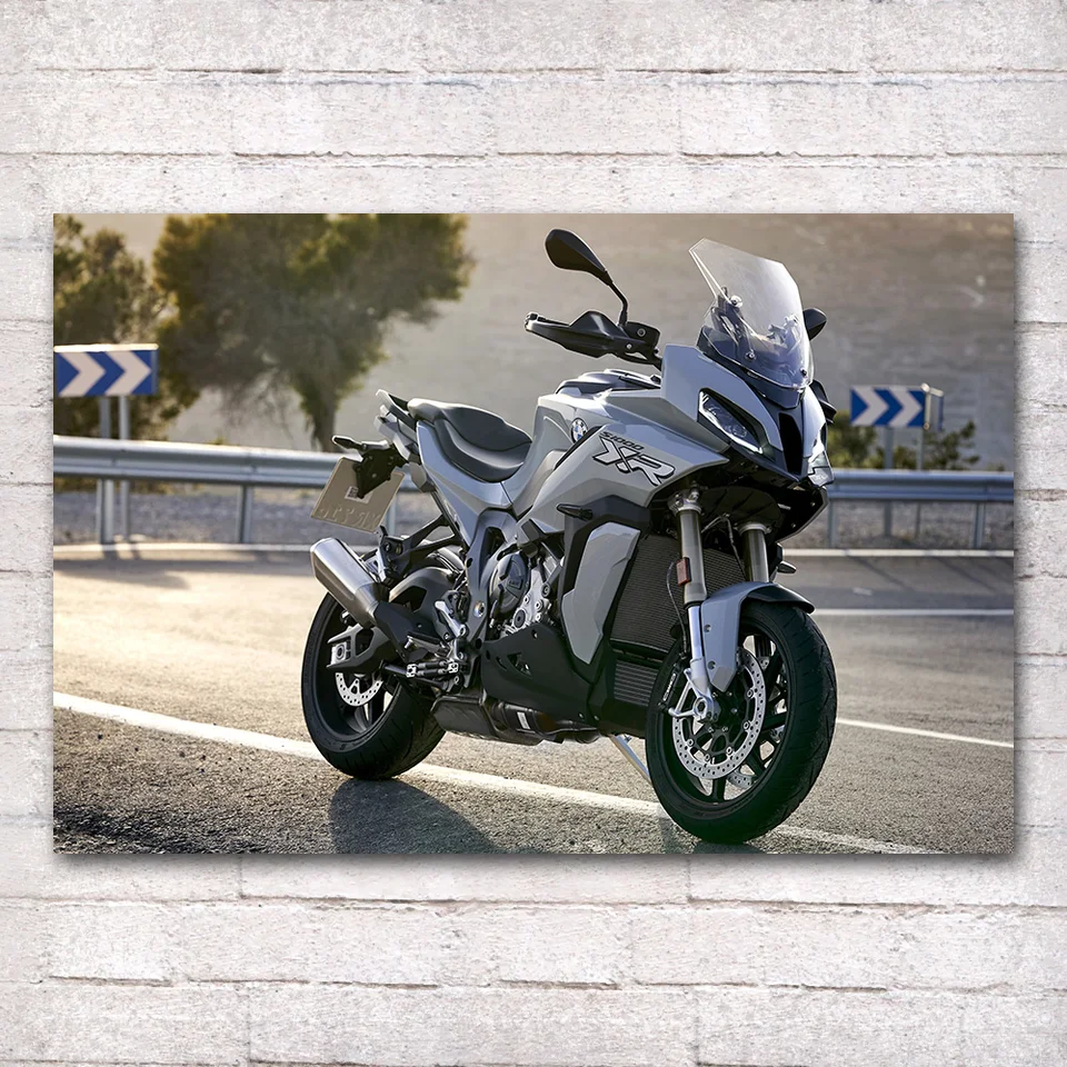 Motocykel plagát Sport Bike BMW S1000XR Canvas Painting nástenná maľba Motorbike nástenné umenie pre domácu izbu dekor