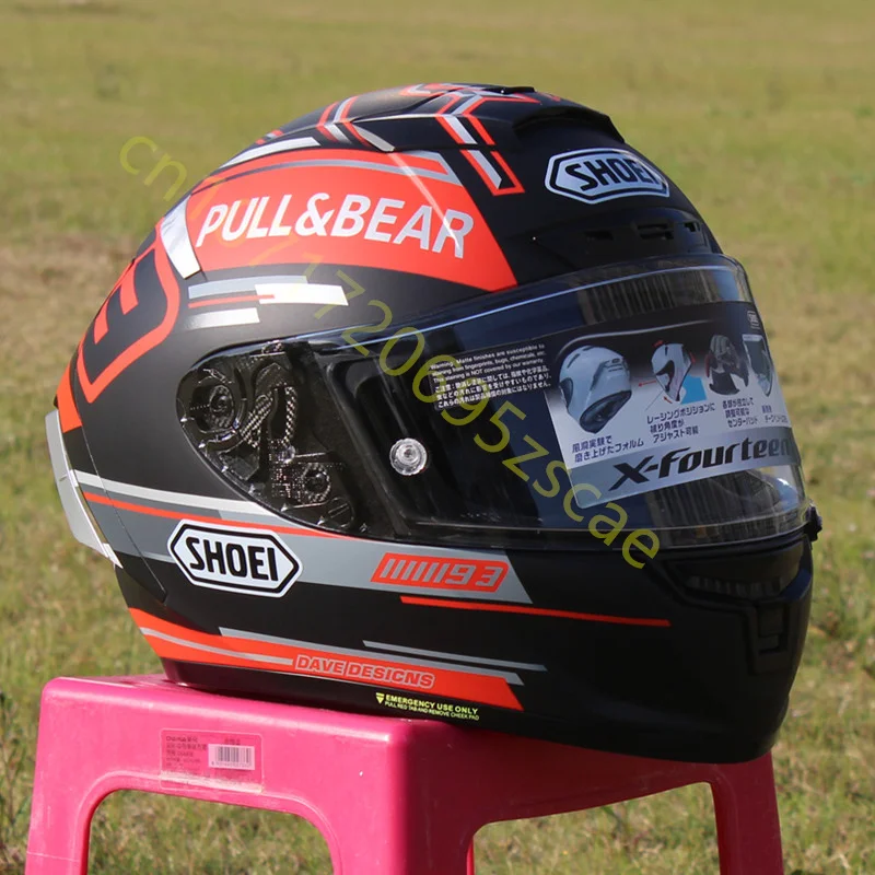 Motocykel plná tvár prilba Shoei X14 X-Spirit III Marquez čierny koncept x-štyri športové bicykle Racing Motorcycle Motorcycle Helma