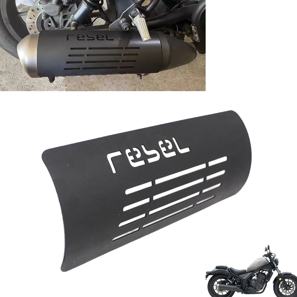 Motocykel pre Honda Rebel CM300 CM500 Výfuk TUMBLER RAD RAP OUT OBCHODOVÝ KRYT CMX500 CMX300