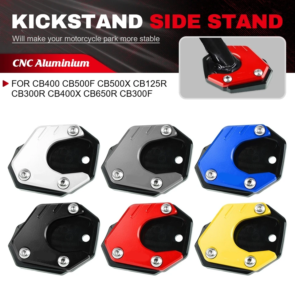 Motocykel pre zväčšovaciu dosku CNC Kickstand Foot Stock pre Honda CBR250R CBR250F CBR300R CB400 CB400X 2021-2022-2023