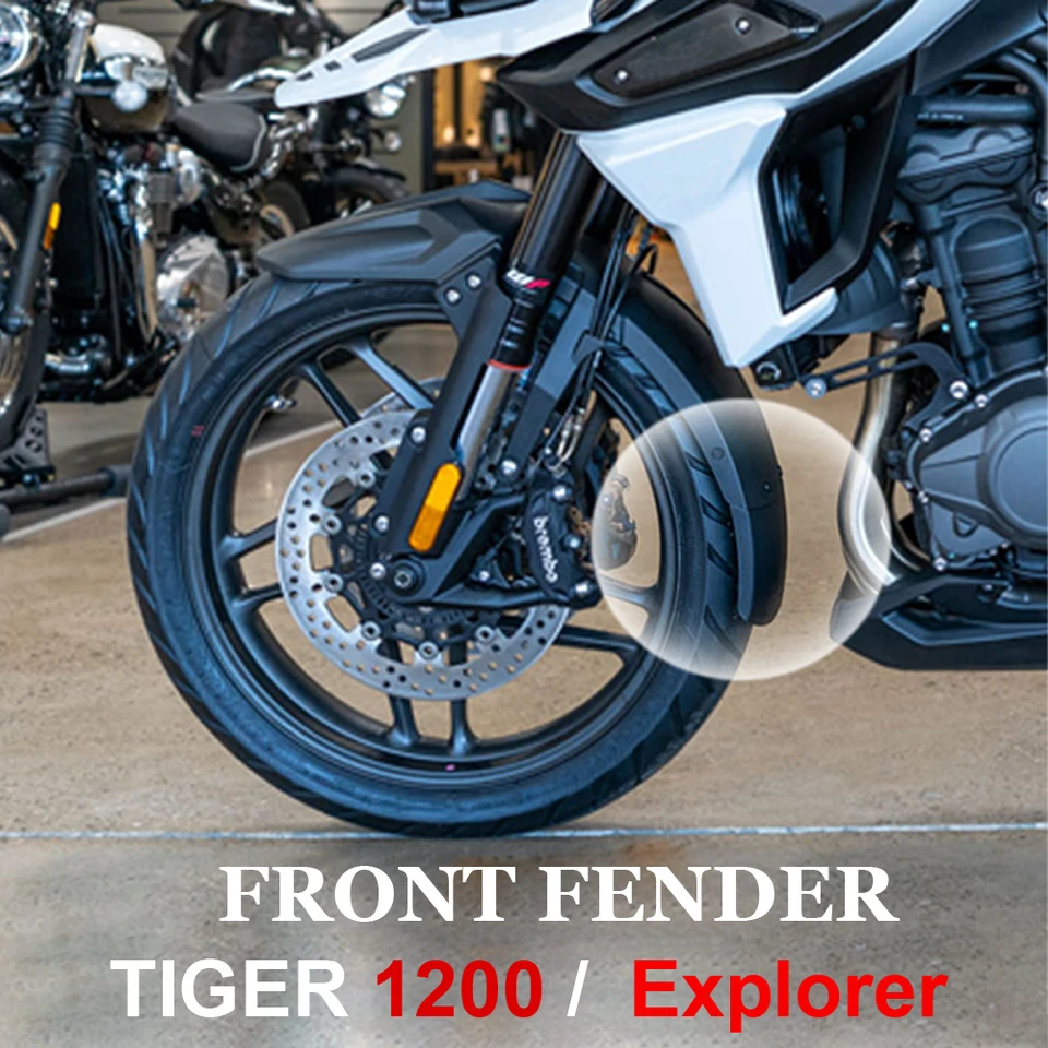 Motocykel predné koleso Ling Vnútorný blatníka Mudguard Extension Splash Guard pre Tiger Explorer XR XC XRX XCX XRT XCA pre Tiger 1200