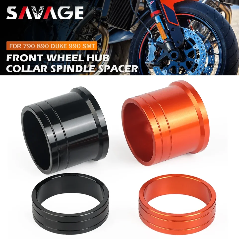 Motocykel predné kolesové náboje obojkov vretenárskej kusovej súpravy pre kríž pre 790 890 Duke 950 Supermoto 990 1290 Super Duke 1190 RC8/R SMT