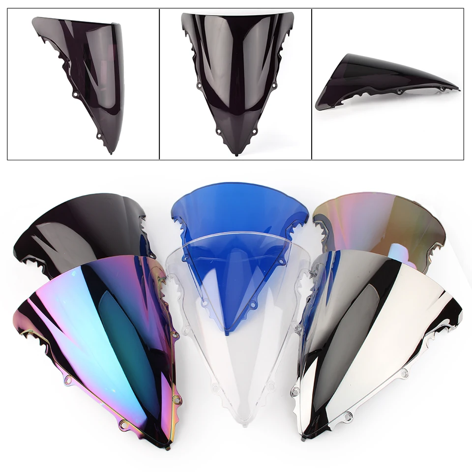 Motocykel predné čelné sklo veterné sklo veternej obrazovky pre Yamaha YZF R6 2003 2004 2005 ABS PLAST