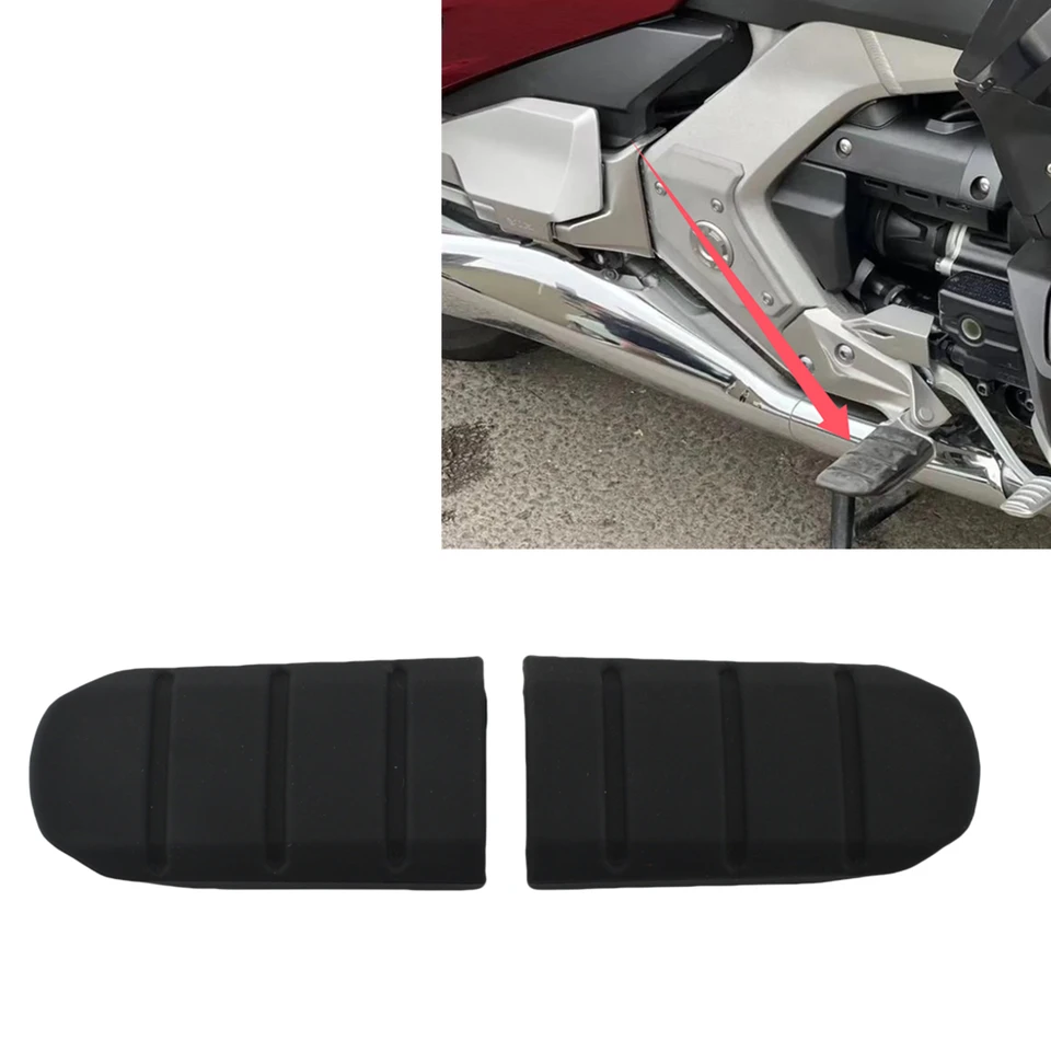 Motocykel predného vodiča Footrest Gumber Foot Rest Pedals Pedals podložka pre Honda Goldwing GL1800 2018-2024