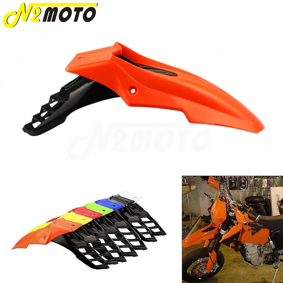 Motocykel predný bahenný bahenný predný blatník pre Evo Motard CRF250R 250x Yamaha Suzuki Kawasaki Honda Dirt Racing Bike Bike