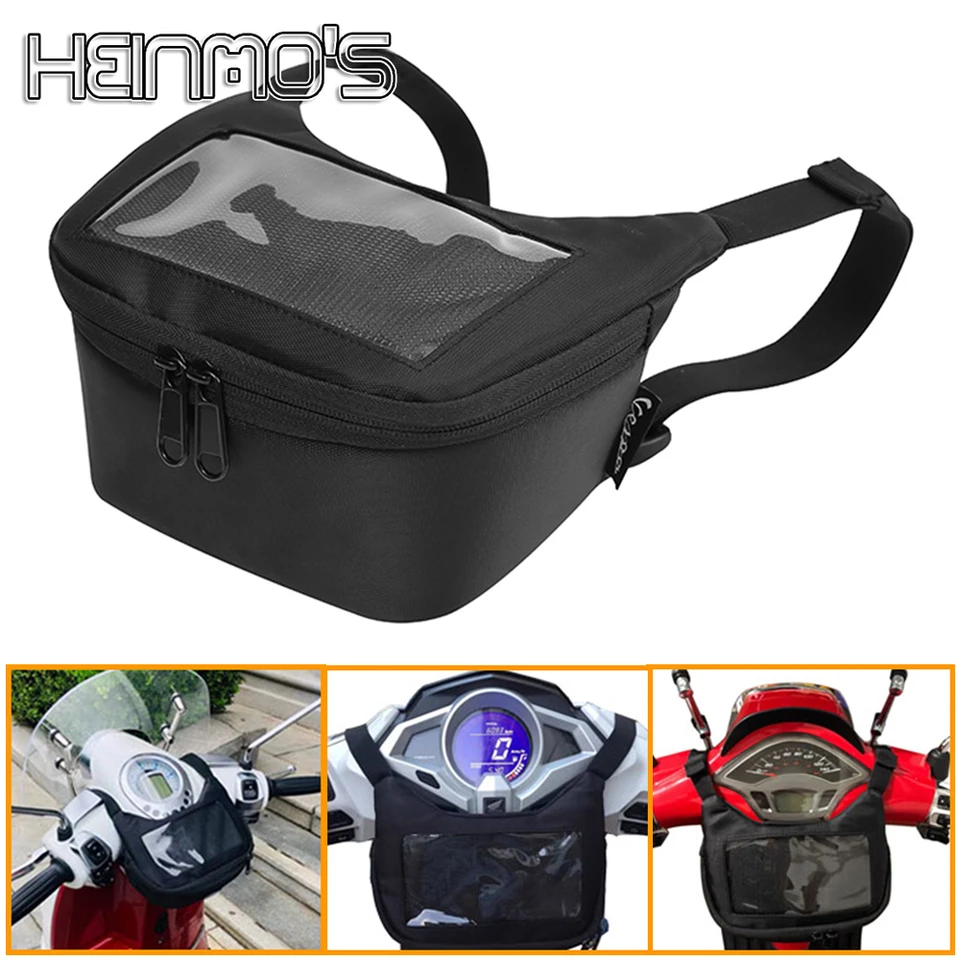 Motocykel predný handričkový vrecko Storage Bag Multifunkčné vodotesné vrecká na telefón pre Vespa GTS 300 125 150 250 Spring 150