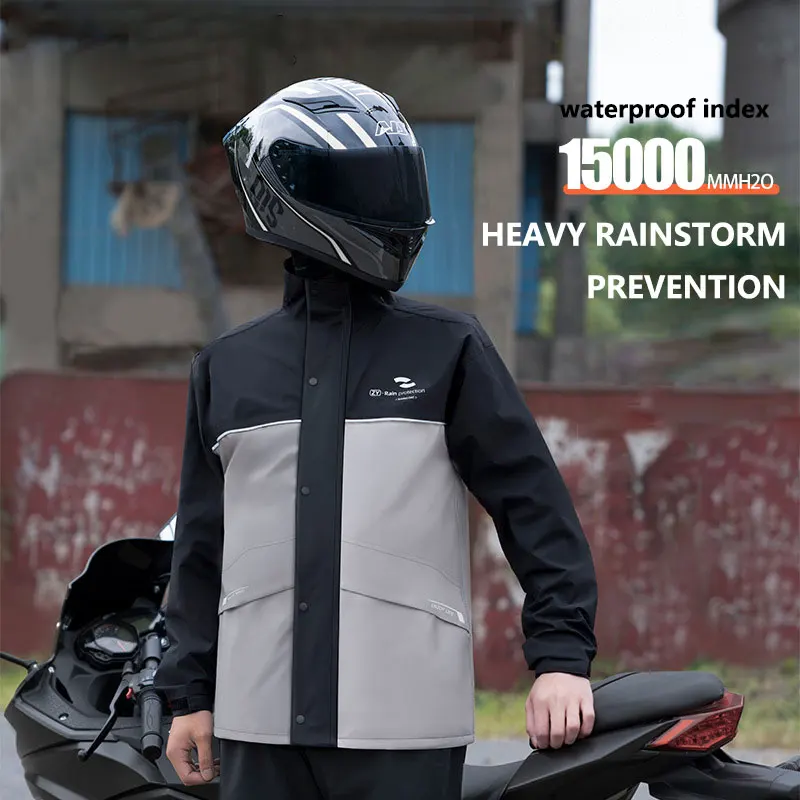 Motocykel Raincoat Rainsotor Rainstorm Prevencia Bunda Panty Kemping Rybolov Ryby Ražínové plášte motocyklista motocyklista Rider Rider Dážď