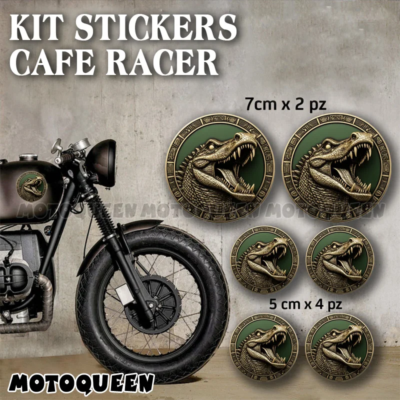Motocykel retro kapotážová prilba Tank Pad Saddlebags Sedlové kryt