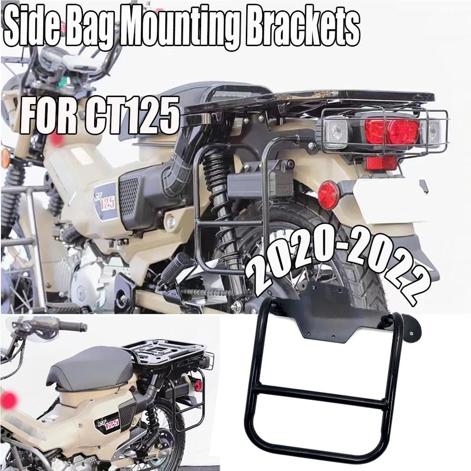 Motocykel Saddle tašky Montážna držiak na bočné vrecko pre Honda Hunter Cub CT125 CT125 CT125 Príslušenstvo 2020 2022