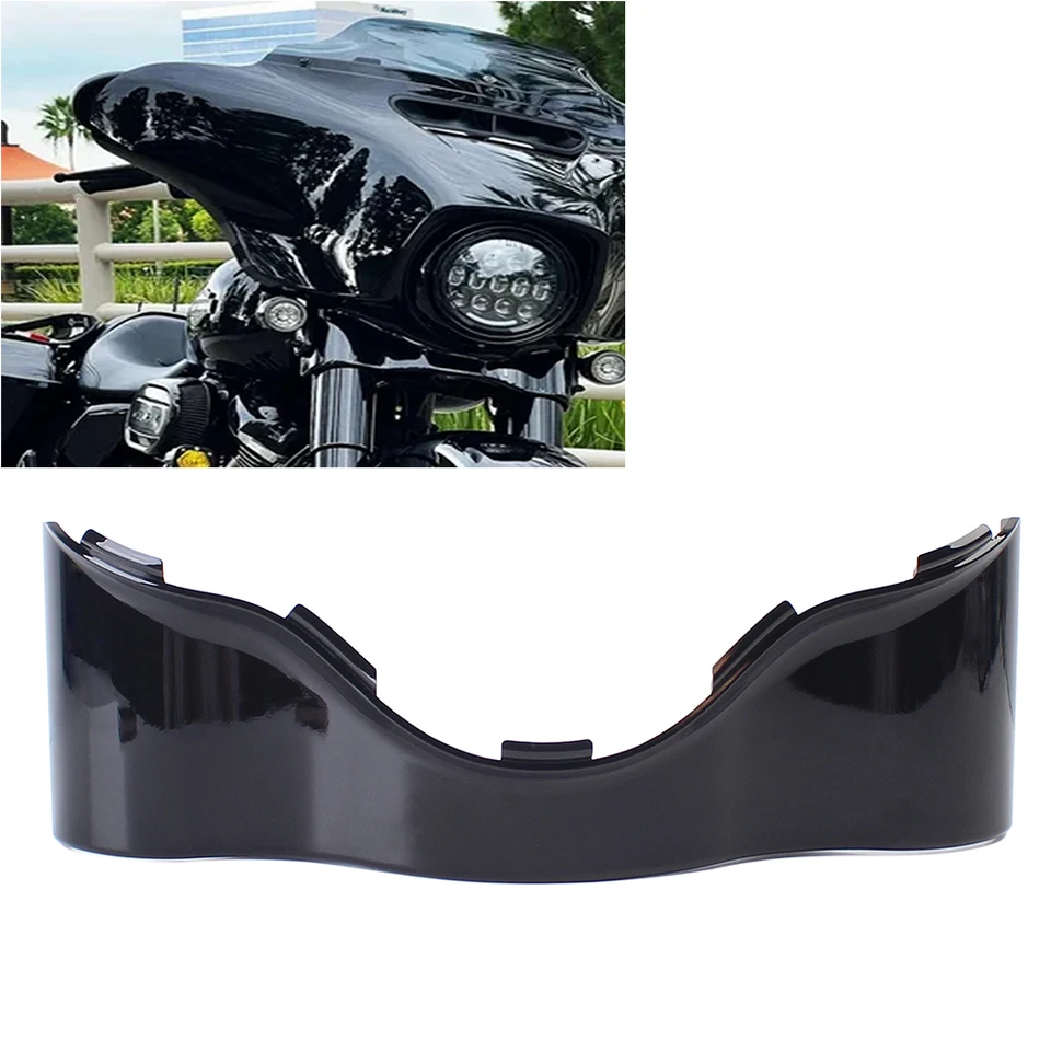 Motocykel svetlo čierny vonkajší batwing dolnú sukňovú kapotáž pre Harley Touring CVO Electra Street Glide Ultra Classic 14-23