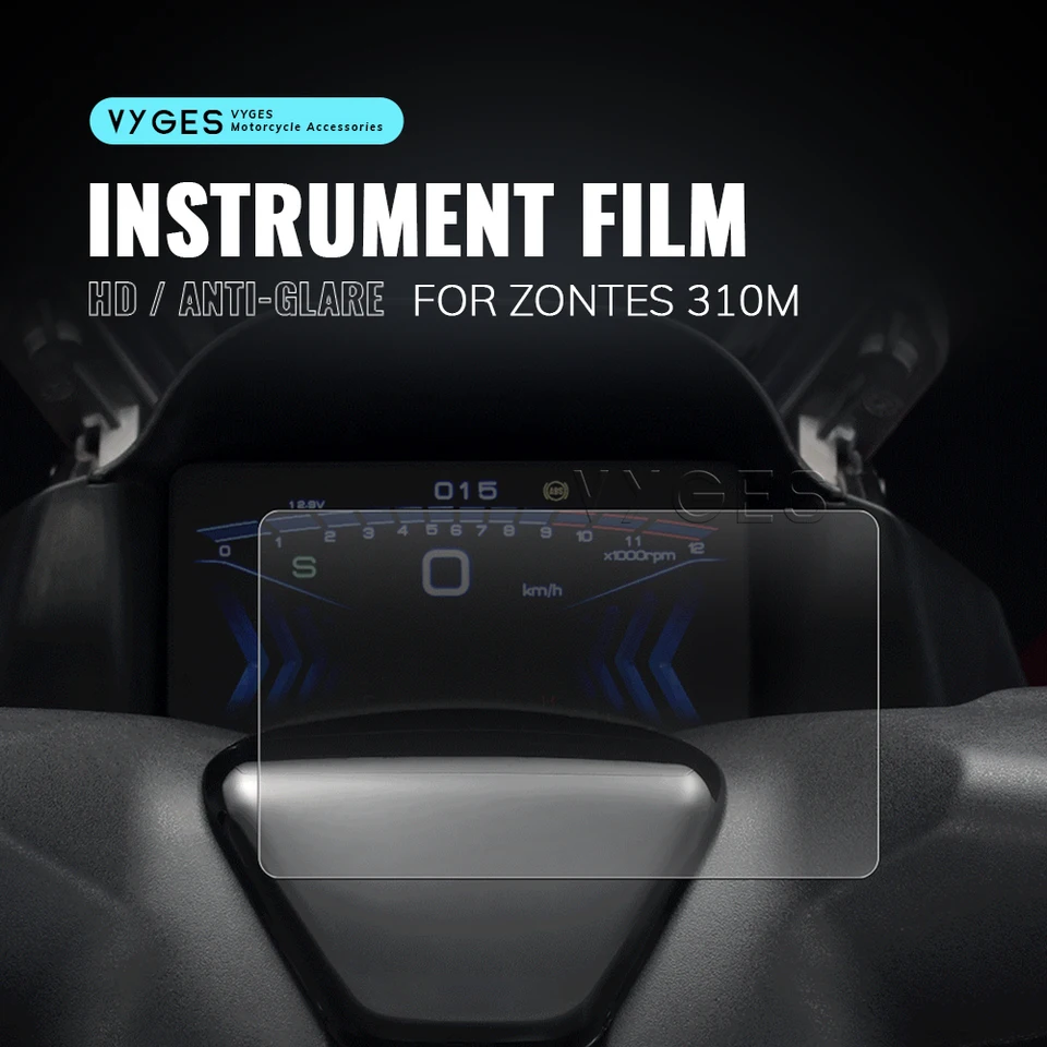 Motocykel TFT Display Protection Film Protector Protector Film pre Zontes 310M M310 M 310