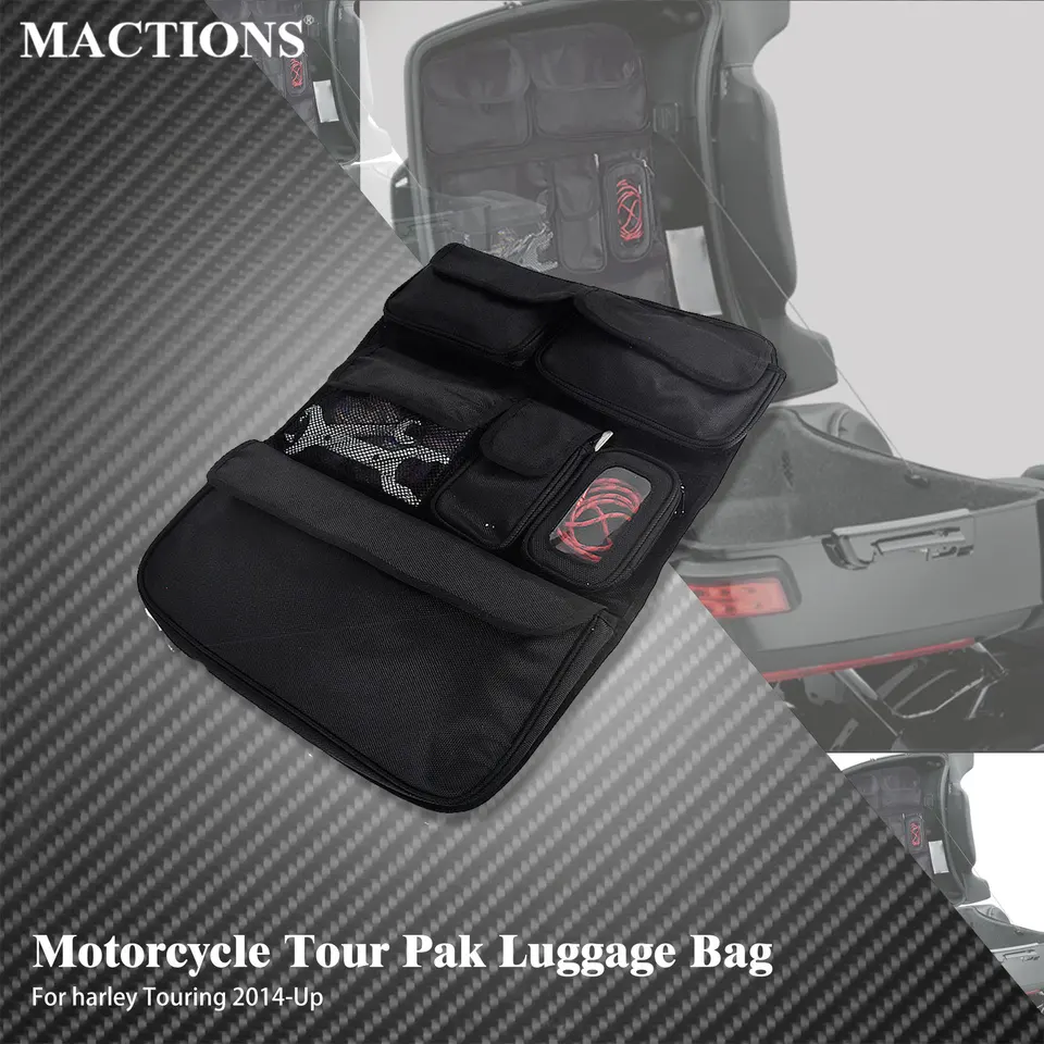 Motocykel Tour Pak Organizátor Storage Bag batožina veko sedlové tašku pre Harley Touring Road King Fllhr Street Glide FlHX 2014-2022
