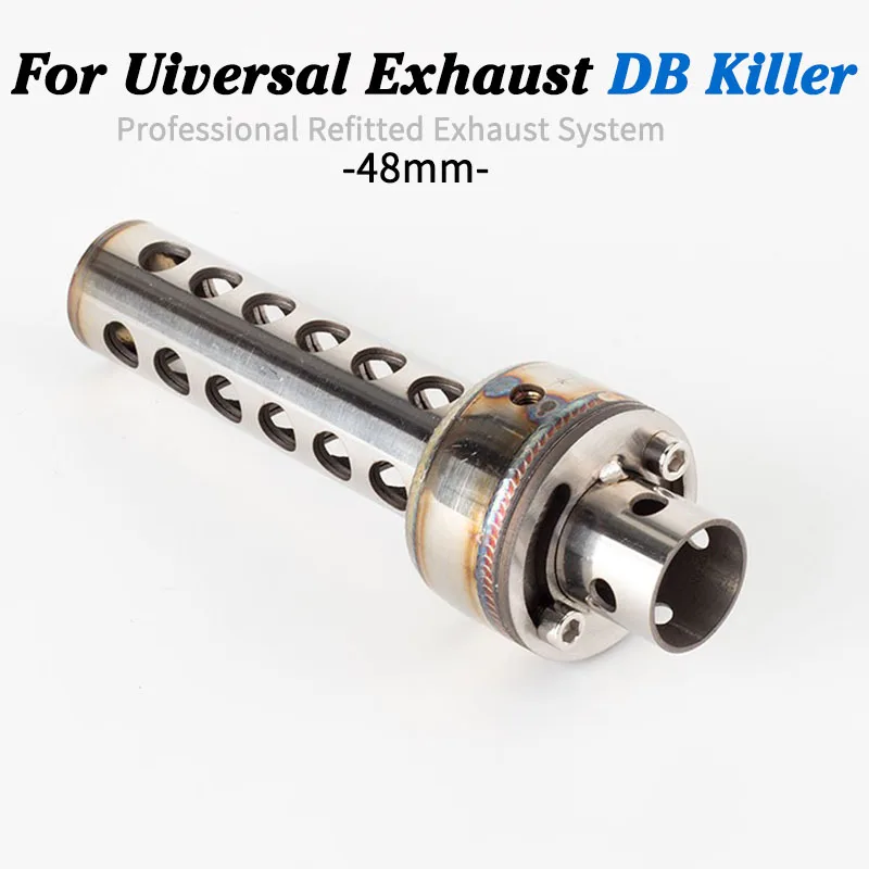 Motocykel Univerzálne výfukové potrubie Modifikácia 48 mm nastaviteľná zástrčka tlmič DB Killer R25 CBR250RR MT15