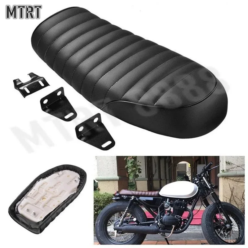Motocykel upravený vankúš na hrboľ vhodný pre honda cg125 retro hrb vankúš na húsenicu Caterpillar sedadlo sedadlo sedlo sedlo ploché sedadlo