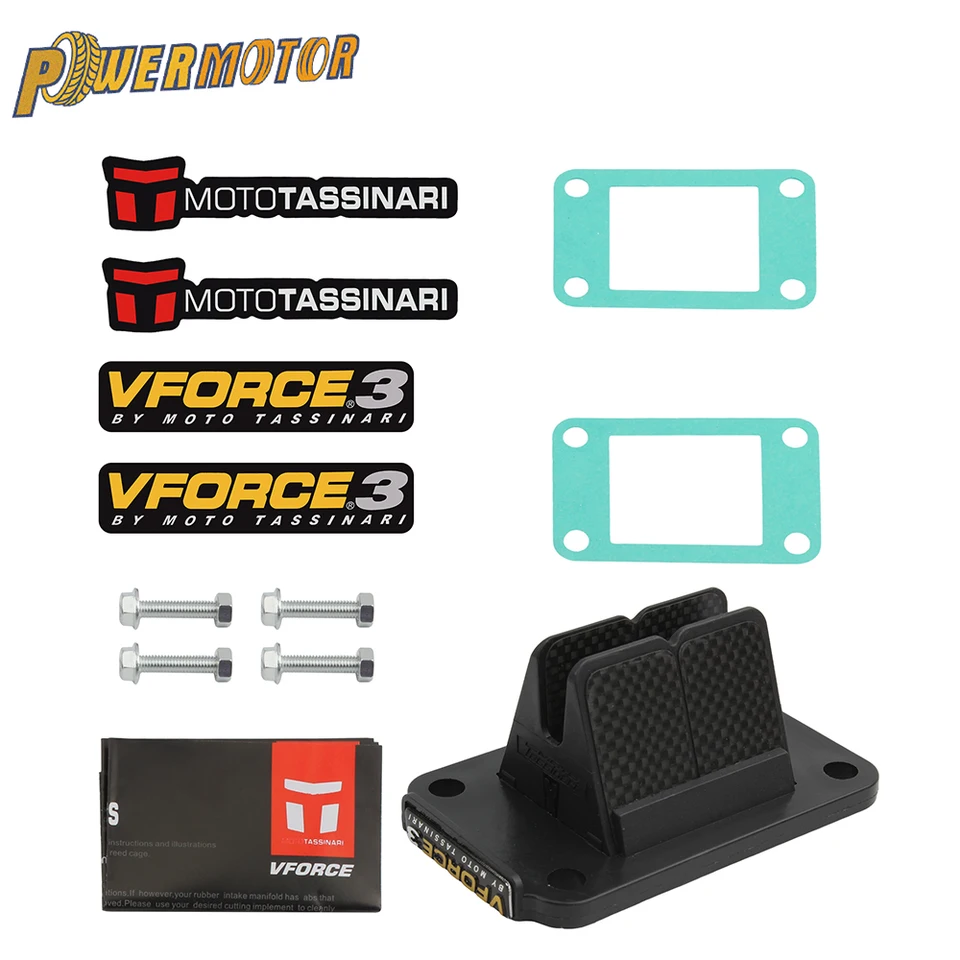 Motocykel V351B Reed Valve Vforce VForce V-Force 3 Systém pre KTM SX 65SX 50SX MINARELLI KDM AM6 LC Reed Block Motokros Dirt Bike Bike