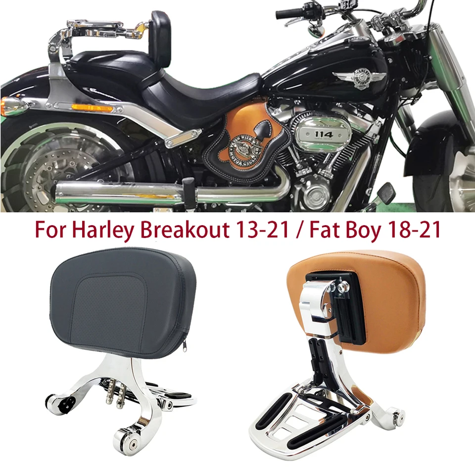 Motocykel viacúčelové operadlo cestujúceho vodiča pre Harley Softail Fat Boy flfbs flfb 2018-2021 Breakout FXBRS 2013-2021