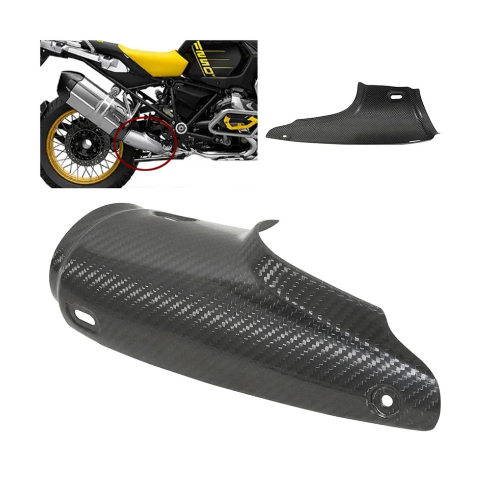 Motocykel výfukového plynu TUBLER ROUP TEHO ŠÚRNU Kryt krytu krytu proti šikmiu pre BMW R1200GS 2013-2018 R1250GS 2019-2023