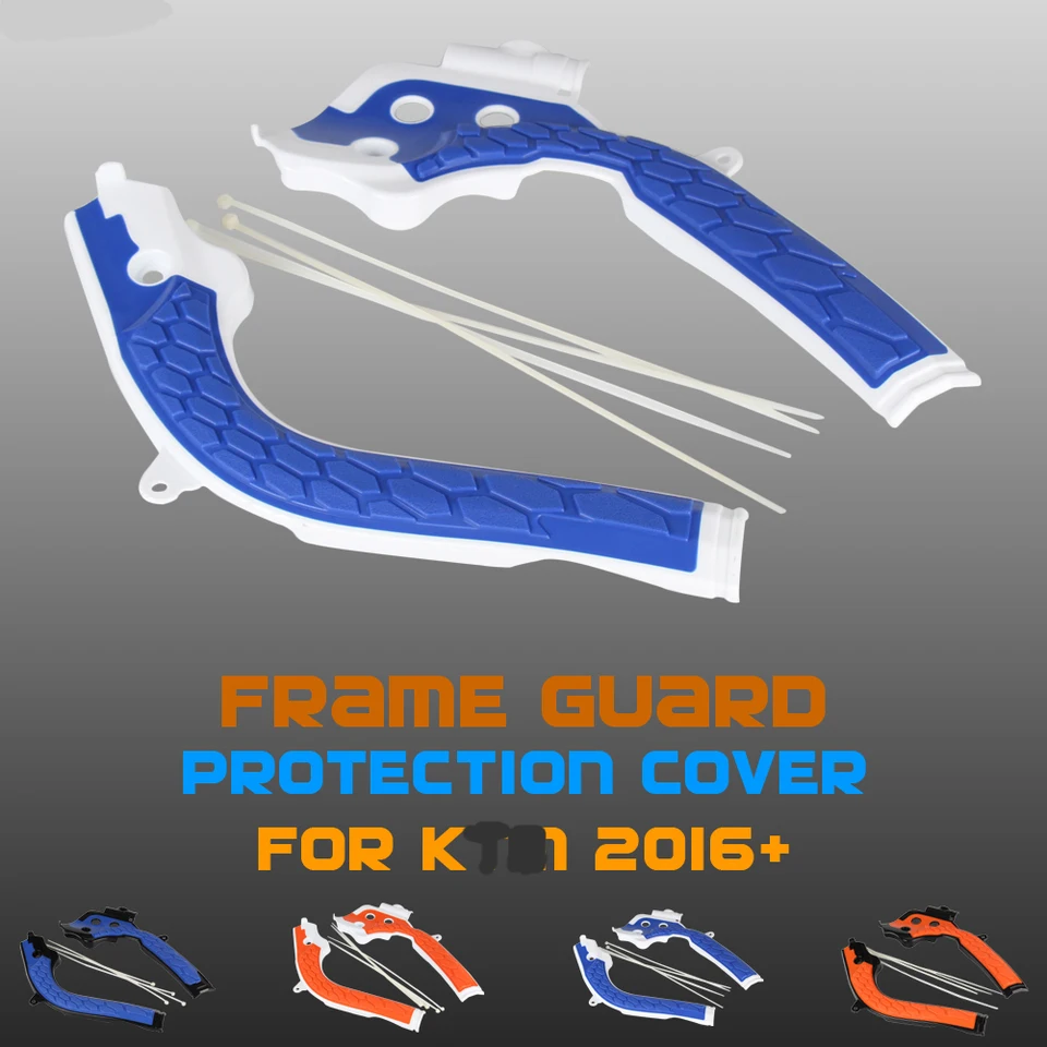 Motocykel X-GRIP Frame Guards pre Husqvar TE125 TE250 TE300 FC250 FC350 FC450 FE250 FE350 FE450