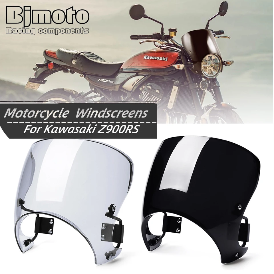 Motocykel Z900 RS čelné sklo vetra vetra pre Kawasaki Z900RS Cafe ABS 2018 - 2024 2019 2020 2021 2022 2023