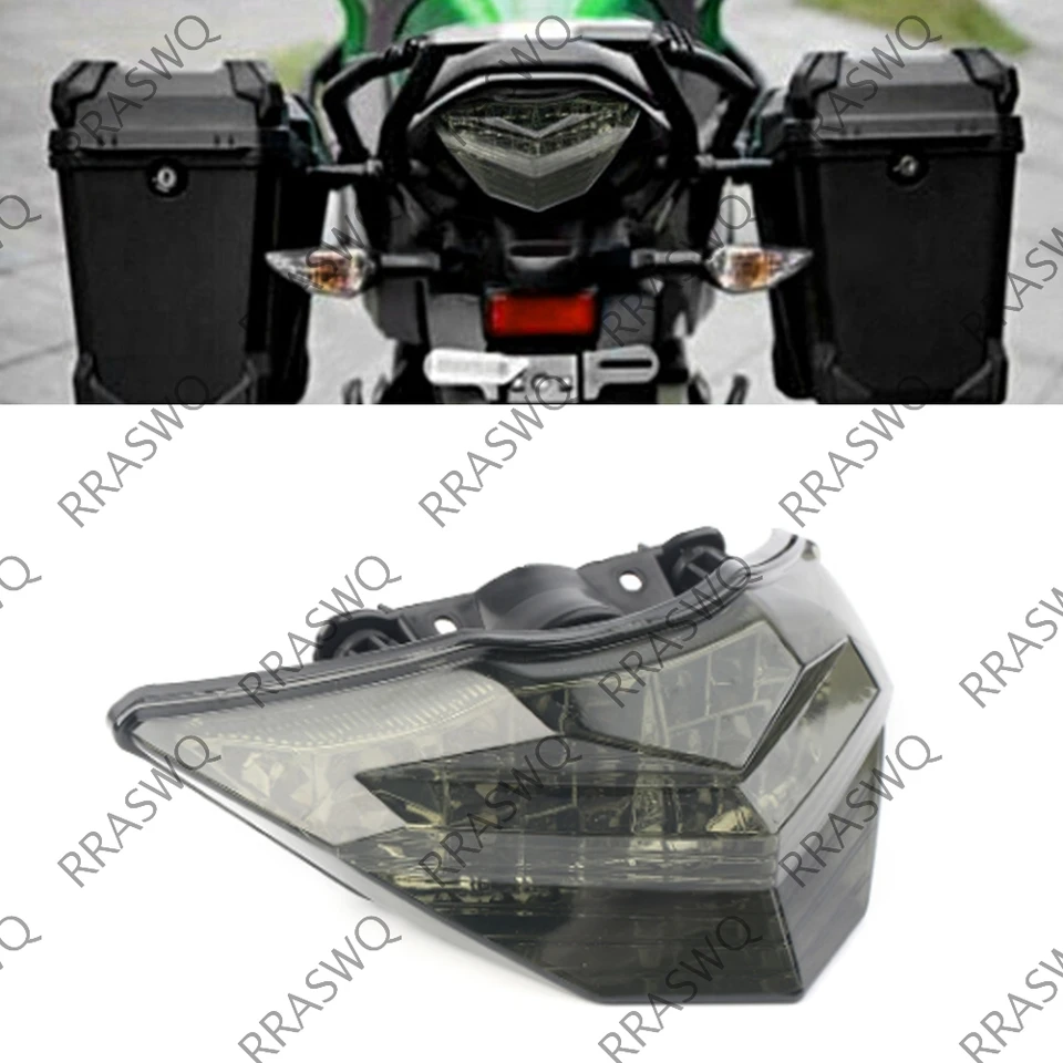 Motocykel zadné svetlo integrovaného smeru LED Turn Signal pre Kawasaki Ninja 250 300 2013 2014 2015 2016 2016 2017