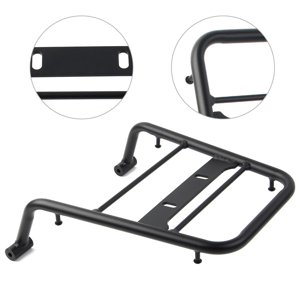 Motocykel zadný chvost Cargo Balgo Batche Curier Curier Board pre Kawasaki KLX250 KLX 250 SF D-Tracker X 2008-2016 Čierna železo