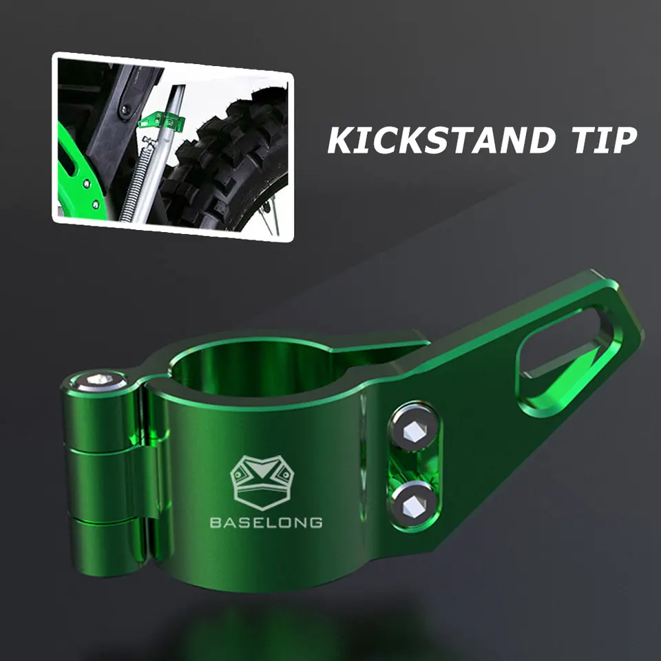 Motocykel časť Fat Foot Kickstand Pomocný tip pre Kawasaki Ninaj 300 Ninja 400 250 250R 650 ER-5 ER6N ER-6F Z125 EX250R