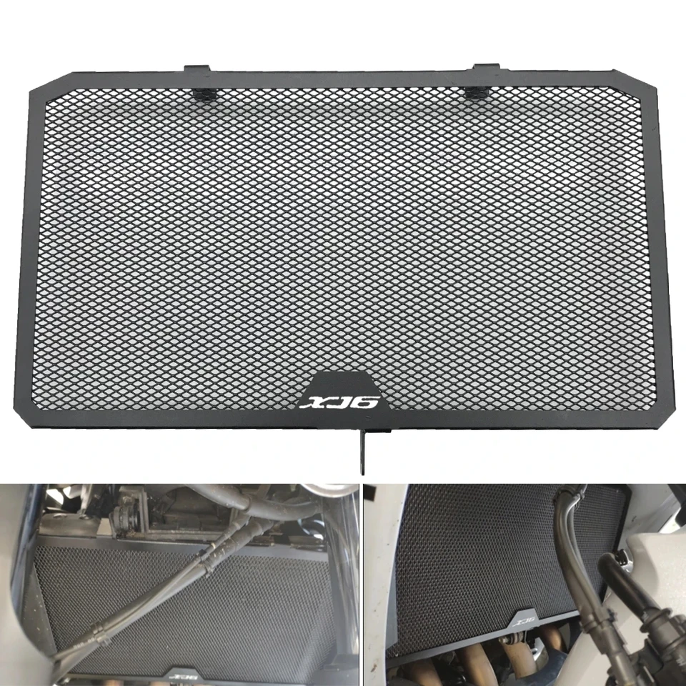 Motocykel časť Radiator Grille Grile Ochrana Ochrana Protect pre Yamaha XJ6 XJ 6 Diversion F 2009-2012 2013 2014 2015 2016
