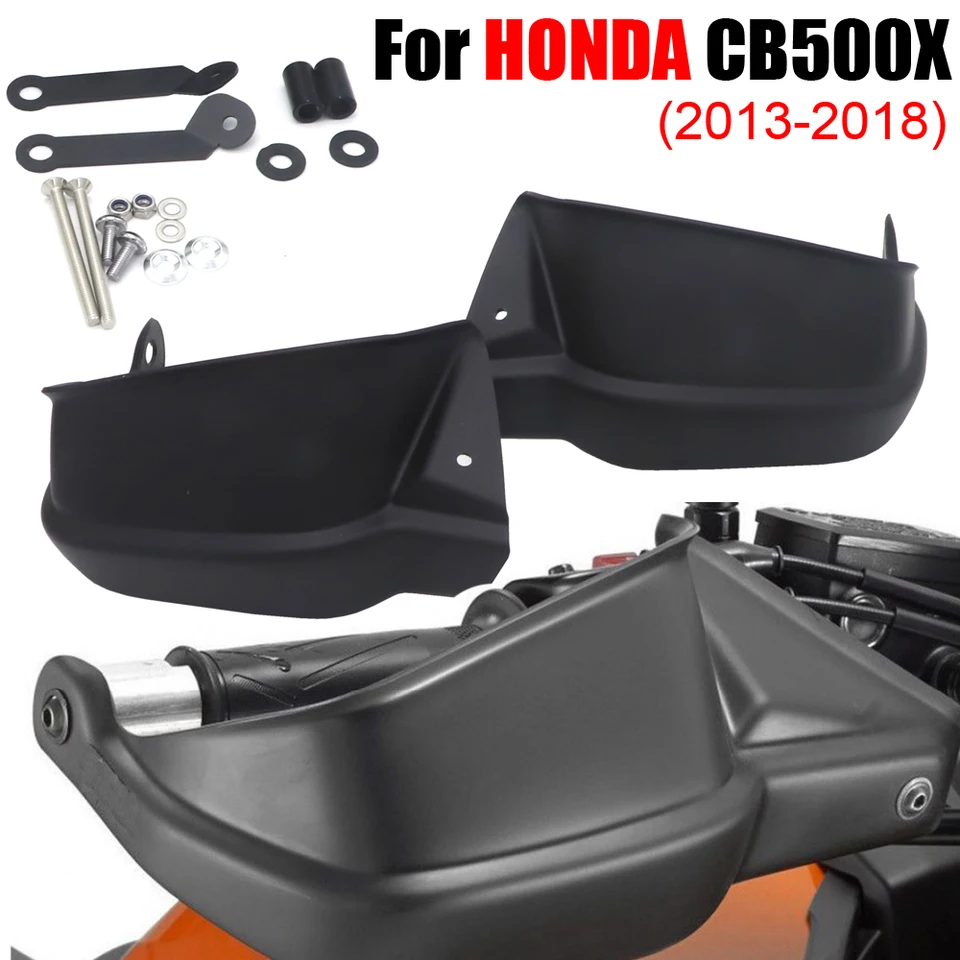 Motocykel Čierna rukoväť lišta ručného strážcu kefy Ručné chrániče Honda CB500X CB500F 2013 - 2021 CBF600N 2010