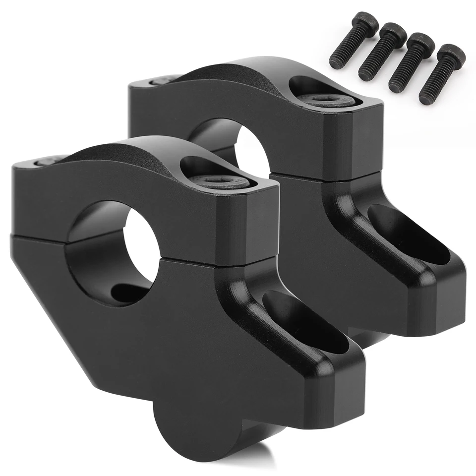 Motocykel čierne striebro pre 22 mm riadidlá stúpača motokros zvirejúca svorka Mount Pit Bike Universal Universal