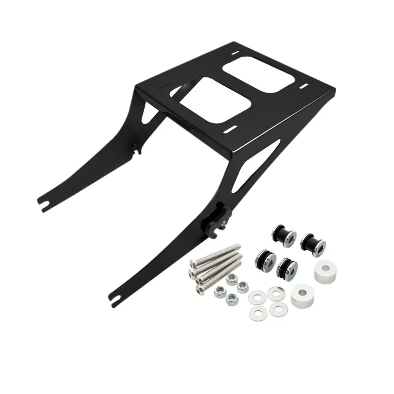 Motocykelový balíček Trunk Mount batožinový stojan pre Harley Tour Pak Fat Boy Fatboy Flstf Softail 2008-2017 2009 2010 2011 2011 2012 2014