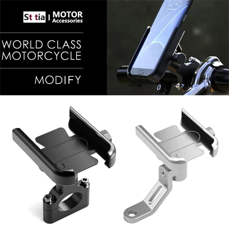Motocykelový bicykel Držiak telefónu GPS GPS držiak na mobilný telefón Moto spätné zrkadlo MORKOR MIRTBAR MONTALE KOMPATIBLE PRE XIAOMI iPhone