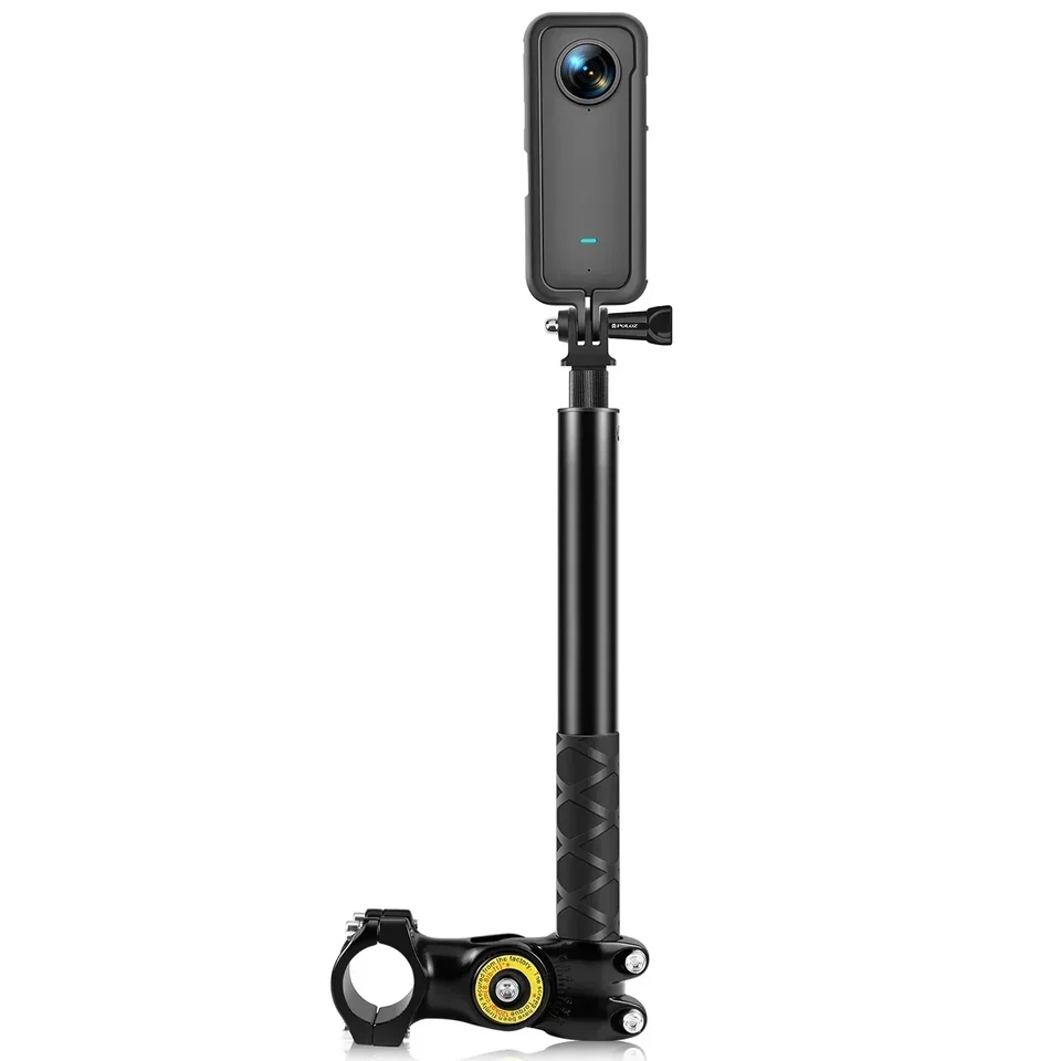Motocykelový bicykel riadidlá pripevnenia držiaka fotoaparátu a stojan na monopod pre Insta 360 x3/jeden x2/jeden r/jeden Rs