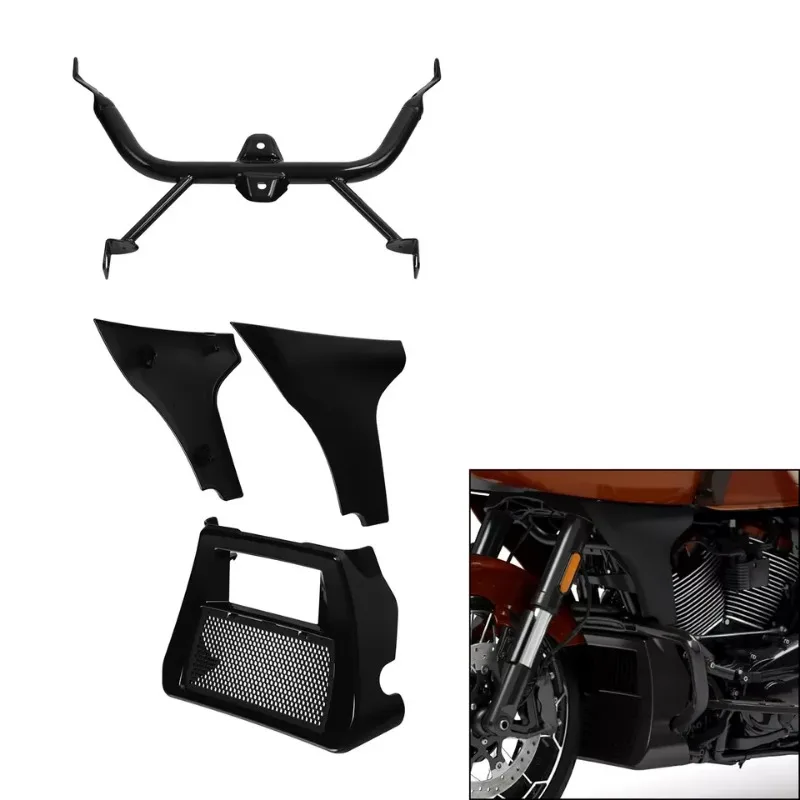 Motocykelový kapotáž podporný panel Panel Spoiler Cover brady pre Harley CVO Road Glide Fltrxse 2023-2024