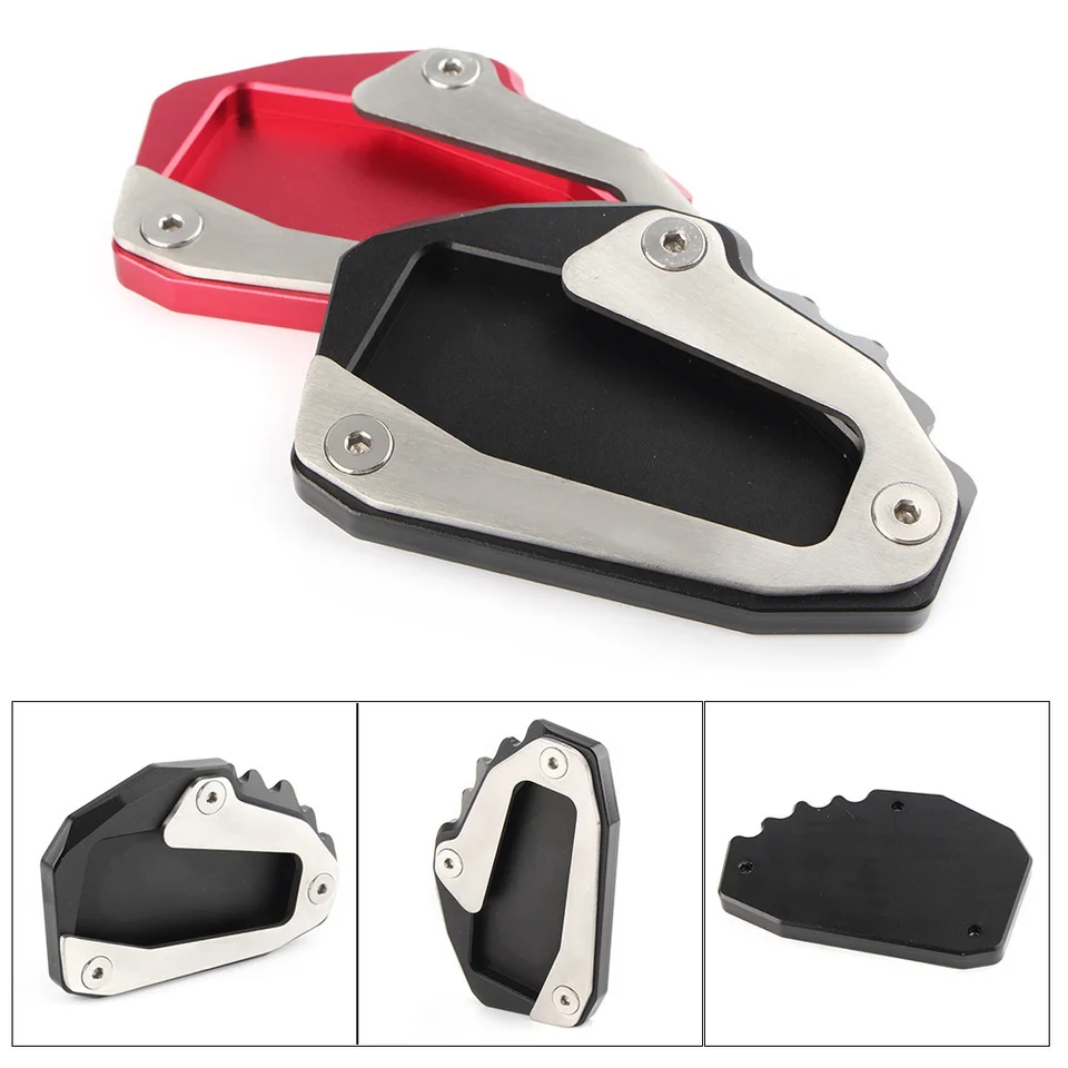 Motocykelový kickstand Enlarger Kick Stand Extension Plate Podložka pre Ducati Multistrada 950 1100 1200 1200S /1200 DVT 2015-2017