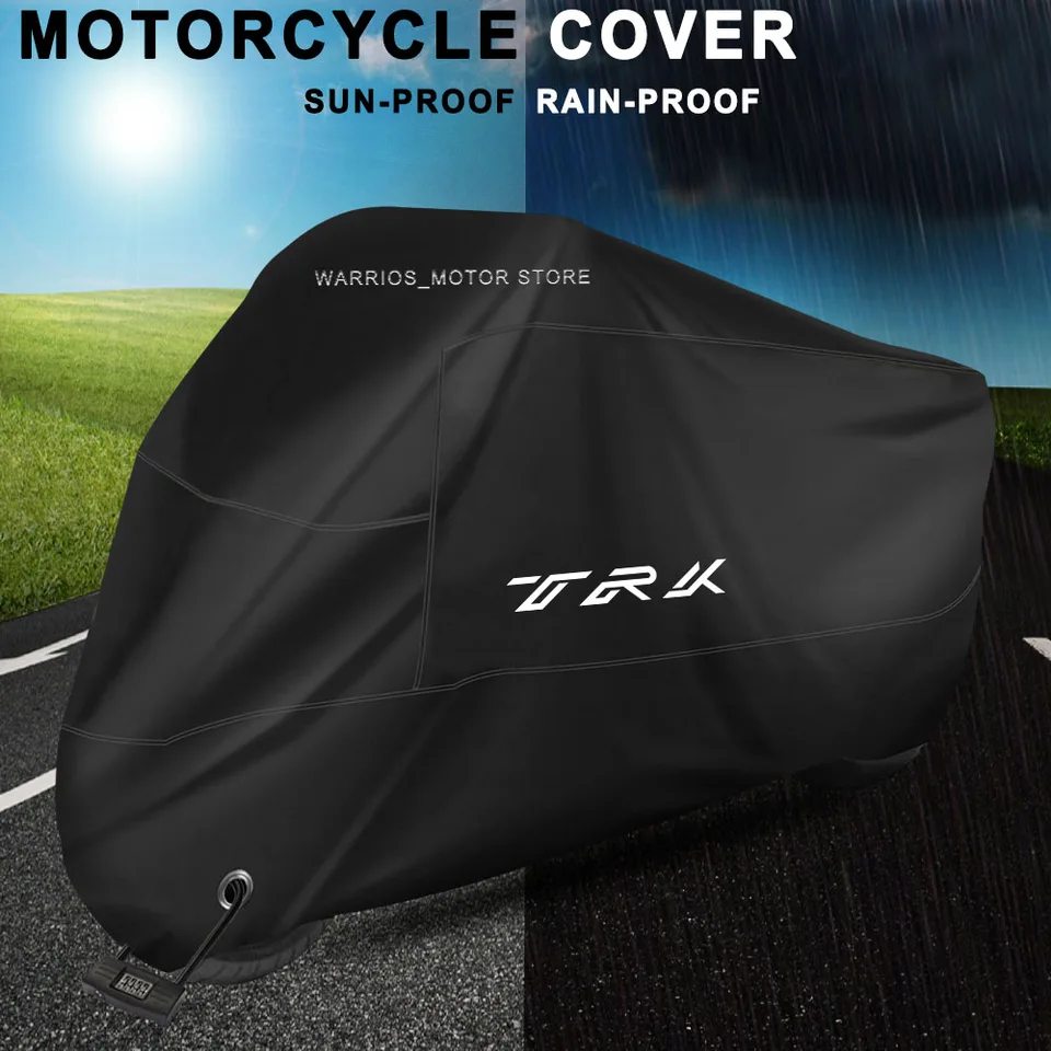 Motocykelový kryt nepremokavého prachu odolného v prírode Outdoor UV Protecter Scooter Rain Cover pre Benelli TRK 502x Leoncino 500 BJ500