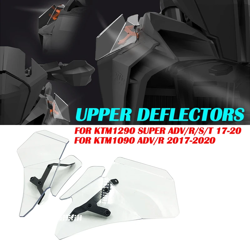 Motocykelový kryt čelného skla čelného skla deflektora ručného handfátu pre KTM 1290 Super Adventure RST 1090 Adv 17-20