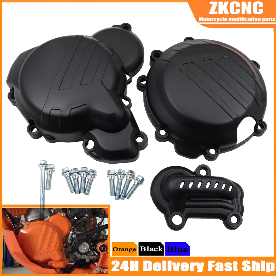 Motocykelový motor Clutch Chránič vodného čerpadla Ochrana zapaľovania pre KTM 300 250 EXP SX XC XCW TPI 2019 2020 2021 2022 diely