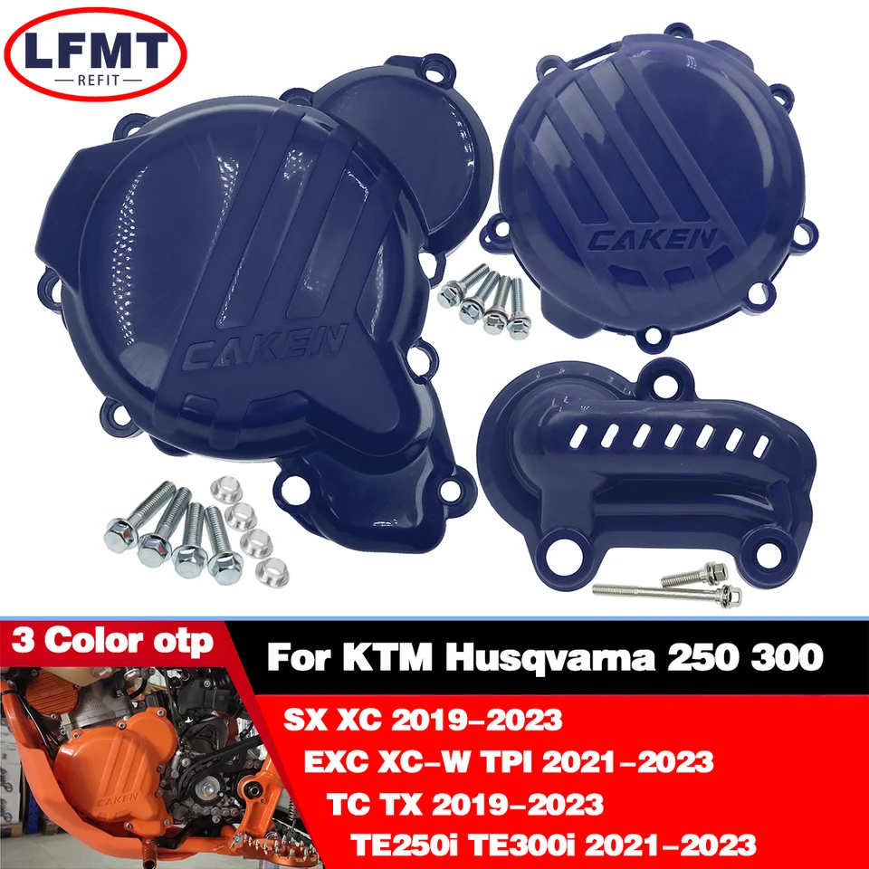 Motocykelový motor Clutch Chránič vodného čerpadla Ochrana zapaľovania pre KTM 250 300 SX XC EXP XCW TPI 2019 2020 2021 2022 diely