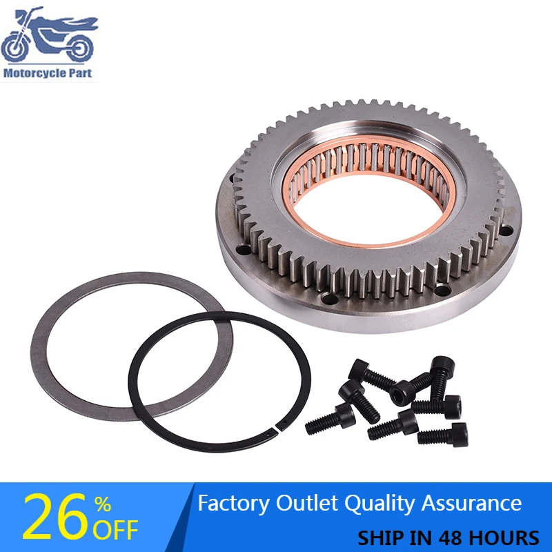 Motocykelový motor One Way Starter Clutch Kit Sit Disk Zostava prevodovky ASSY Kit pre Yamaha XV1100 XV 1100 XVS1100 XVS 1100 BT1100