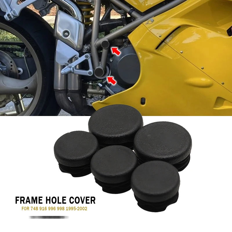 Motocykelový rámecový kryt s otvorom koncové uzávery koncových uzáverov pre Ducati 748 1995-2002 916 996 998