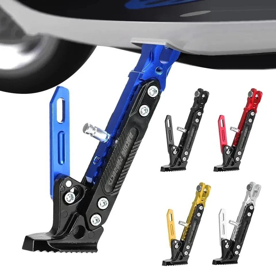 Motocykelový stojan nastaviteľný CNC kovový držiak Moto Foot Držiak odolný koróziou odolný