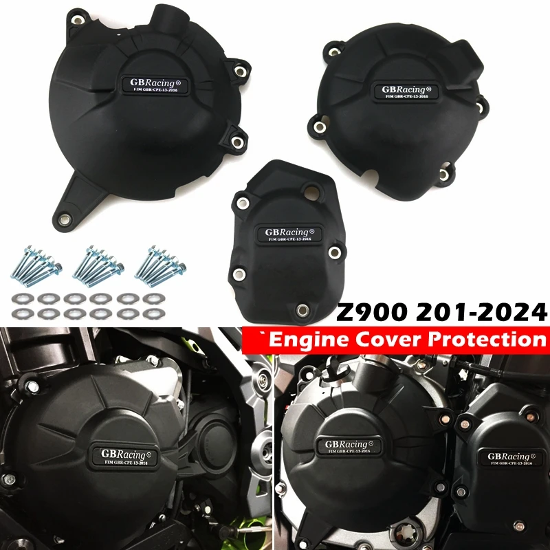 Motocykle Motor Cover Case Case Puzdro GB Racing for Kawasaki Z900 2017-2023 Z900SE 2021-2024