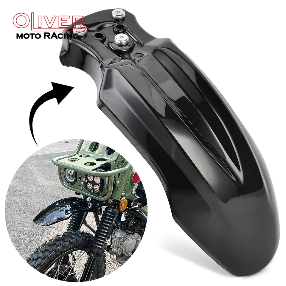 Motocykle Mudguard predný blatník Fit Fit for Honda CT125 Huntercub 125 2020-2023 2021 2022 Predĺženie pneumatiky pneumatiky Splash Splash Splash