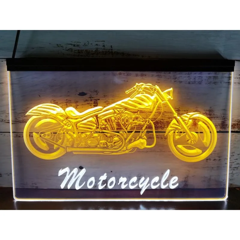 Motocykle nakupujú garážový muž jaskynný displej s dvom
