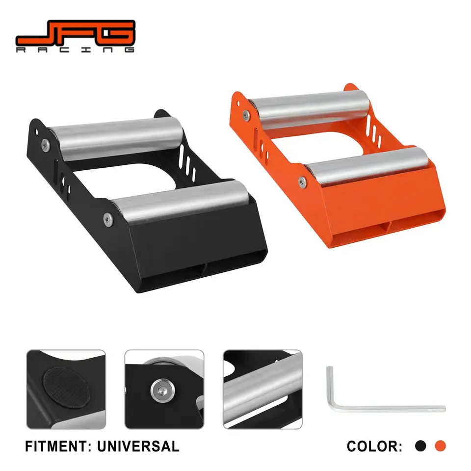 Motocykle Oranžové čistenie konzoly čistého náradia stojí Universal pre KTM Suzuki Yamaha Kawasaki Street Bike Moto