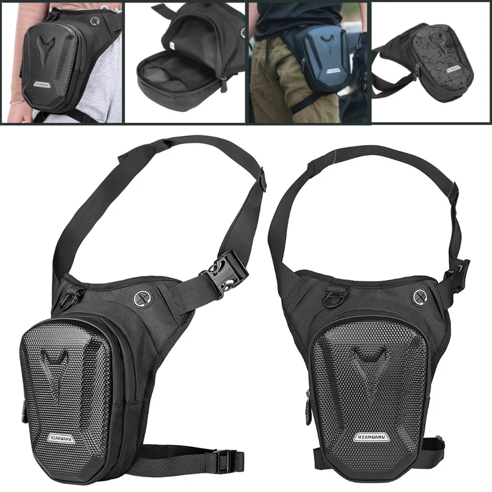 Motocyklová bočná taška na bočnú tašku Eva Hard Shell Outdoor Pase Motorbike Balíky Mobilný telefón Panzba Hip bum balenie motocyklové príslušenstvo