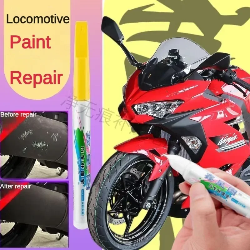 Motocyklová farba na opravu pera kovová farba povrchová oprava povrchu Elektrické vozidlo auto plastové diely škrabance na farb