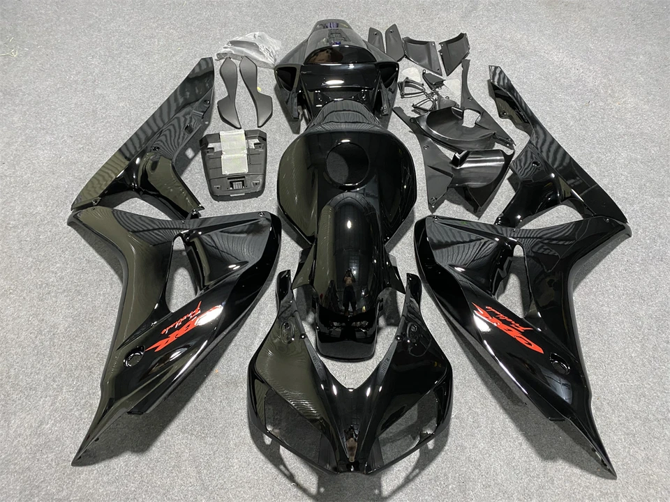 Motocyklová kapotážna súprava pre Honda CBR 1000 RR 2006 2007 Bodywork CBR1000RR 06 07 Injekcia 1000RR CBR1000 DIY Absolútne čierna čierna