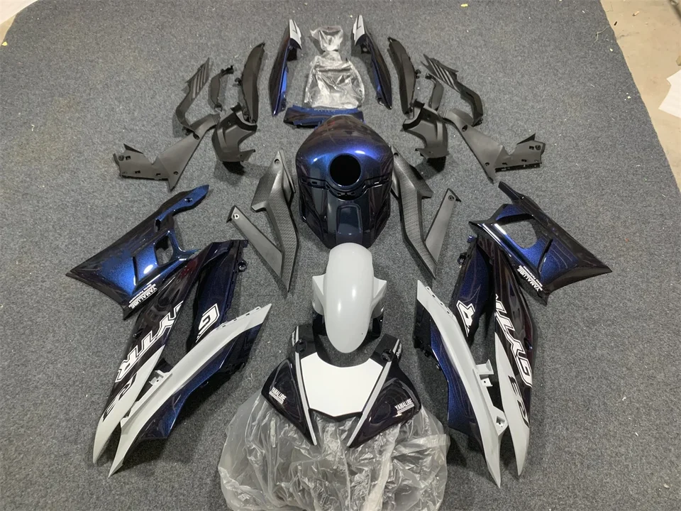 Motocyklová kapotážna súprava pre Yamaha R3 2019 2020 2021 2022 2023 Rok R25 19-23 Fairing Grey Phantom Blue White Housing Kit